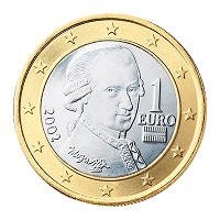 1 Euro Mozart Österreich